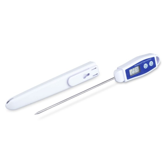 Waterproof Dual Scale Digital Thermometer with Min/Max and Hold