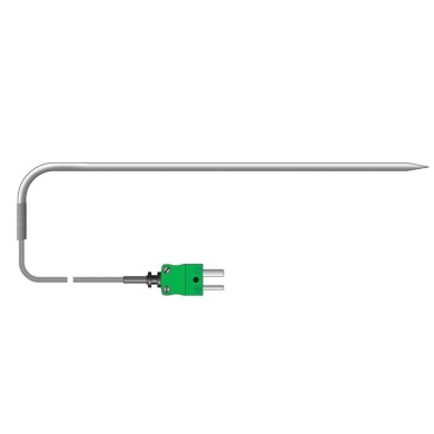 Smokehouse penetration probe - stainless armoured or braided lead 133-178
