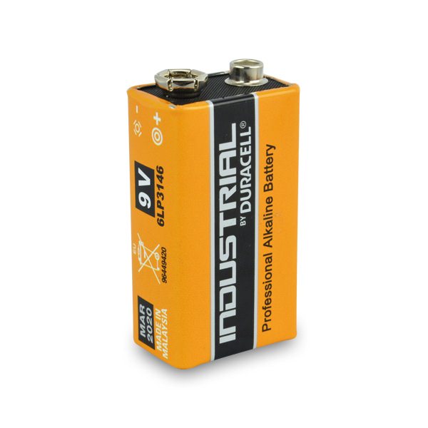 PP3 Duracell alkaline battery