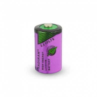 half AA lithium battery - 3.6v