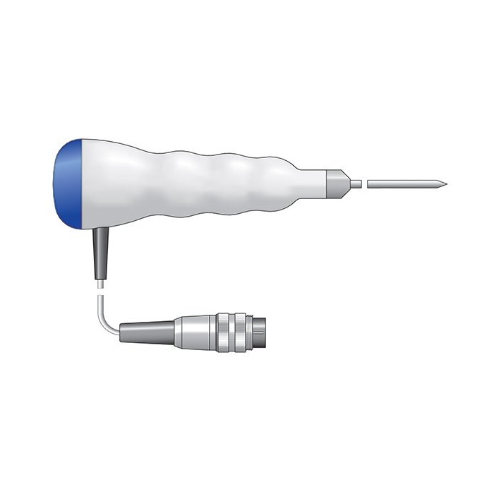 colour-coded penetration probe - blue end cap