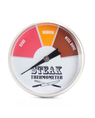 Imagén: Stainless Steel Steak Probe Thermometer - 45mm dial