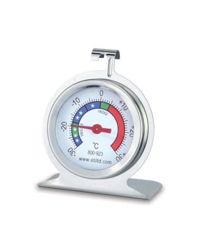 stainless steel fridge/freezer thermometer with Ø50 mm dial