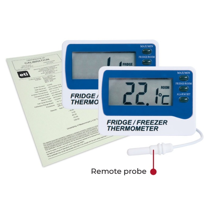 2 Pack Freezer Refrigerator Thermometer Large Dial Temperature