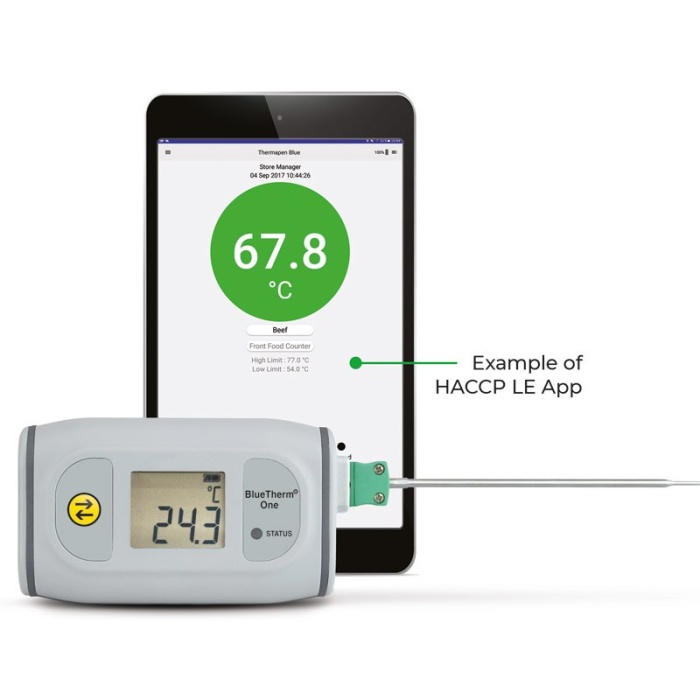 ThermaQ App, for ETI Bluetooth LE Thermometer (Info) - PSE