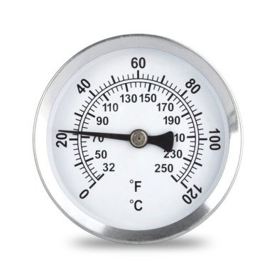 magnetic surface pipe thermometer