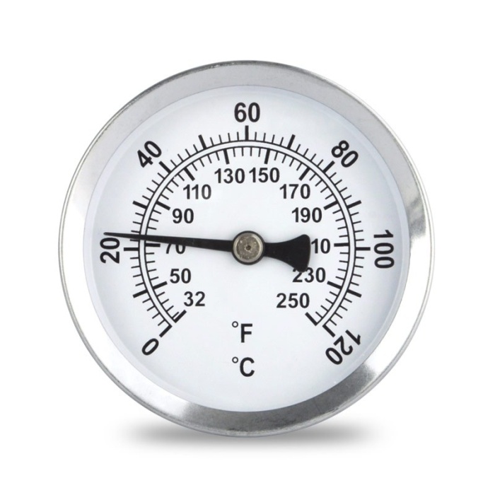 magnetic surface pipe thermometer