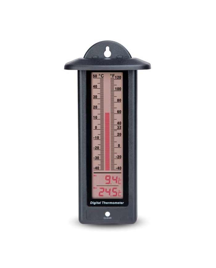 Digital Display Max Min Greenhouse Thermometer Garden Indoor