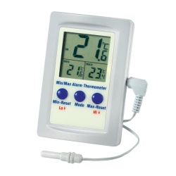 alarm thermometer - max-min and in-out