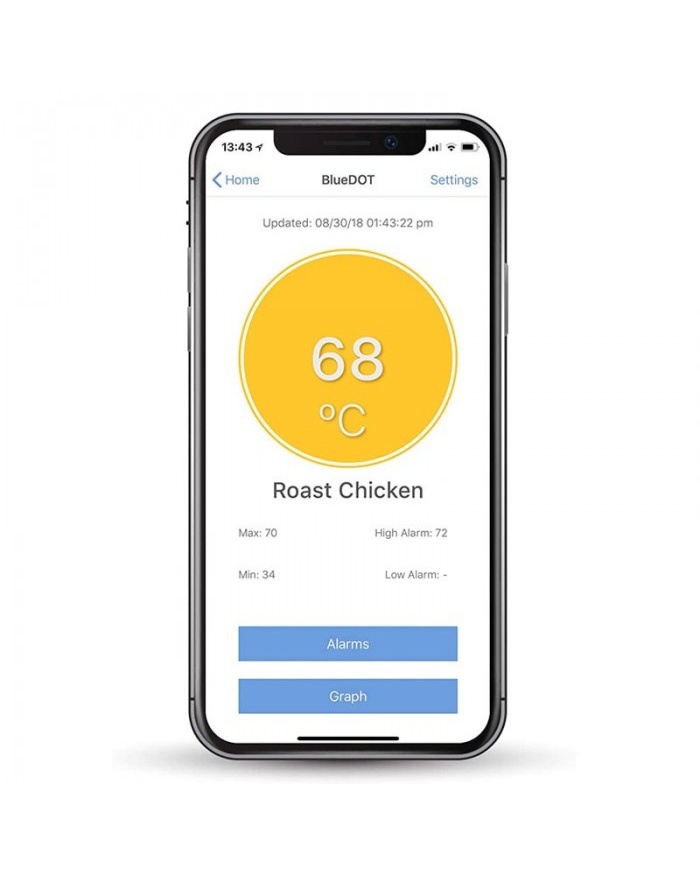 Bluedot Alarm Thermometer with Bluetooth