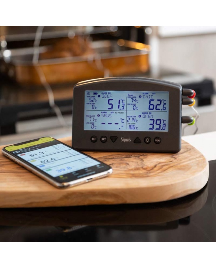 ThermoWorks Signals - 4 Channel Wi-Fi & Bluetooth Thermometer