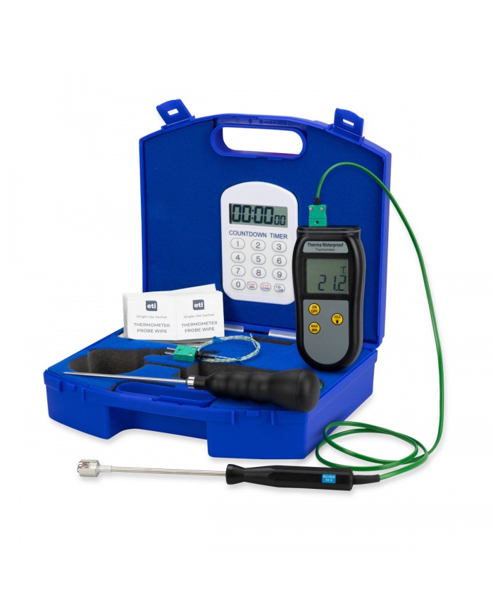 ETI Waterproof Legionnaires' / Legionella Thermometer Test Kit