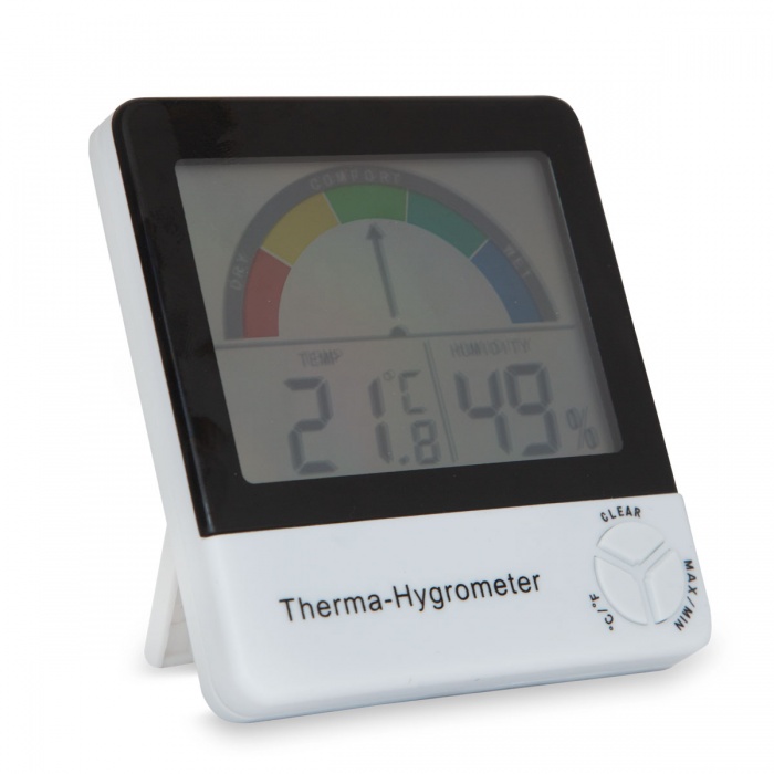 Healthy Living Therma-Hygrometer with Comfort Level Indication