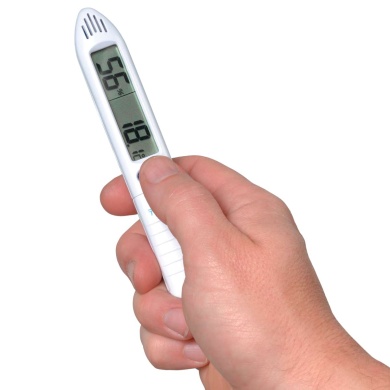 pen-shaped pocket hygrometer thermometer