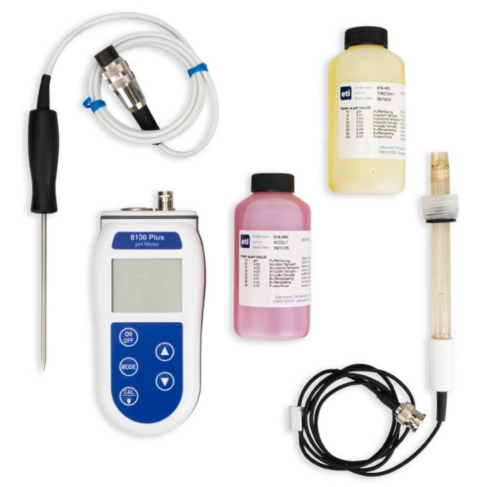 8100 Plus pH temperature meter / 8100 Plus kit