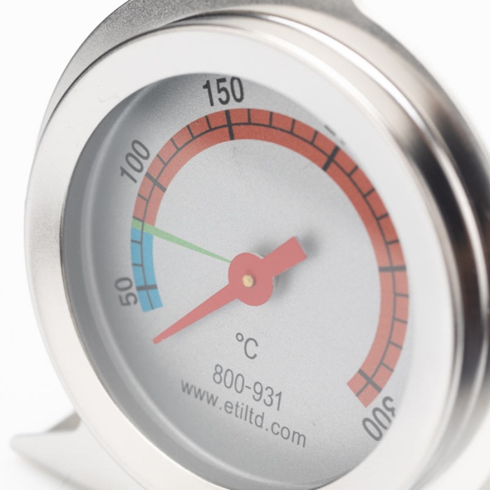 Stainless Steel Oven Thermometer - 50mm dial