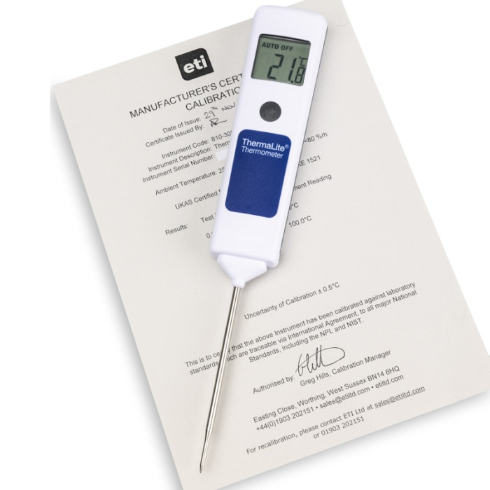 NEW ThermaLite Catering Thermometer | Reduced Tip Probe | ETI 810-305
