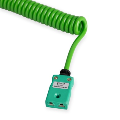 Temperature probe extension lead - extends probe reach for type K probes