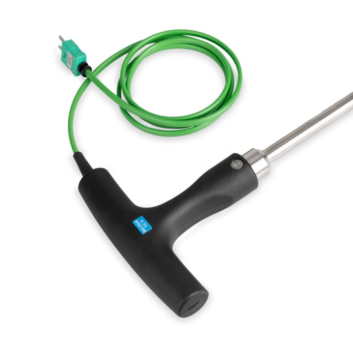 T-shaped handle penetration probe - reduced tip