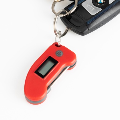 810-744 Keyring thermometer - Red