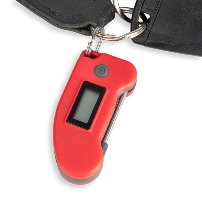 810-744 Keyring thermometer - Red