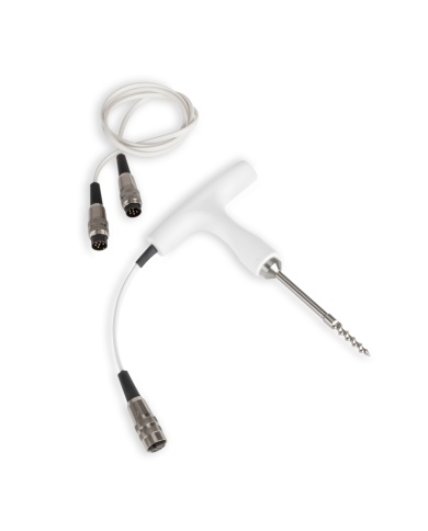 T-shaped NTC thermistor corkscrew probe