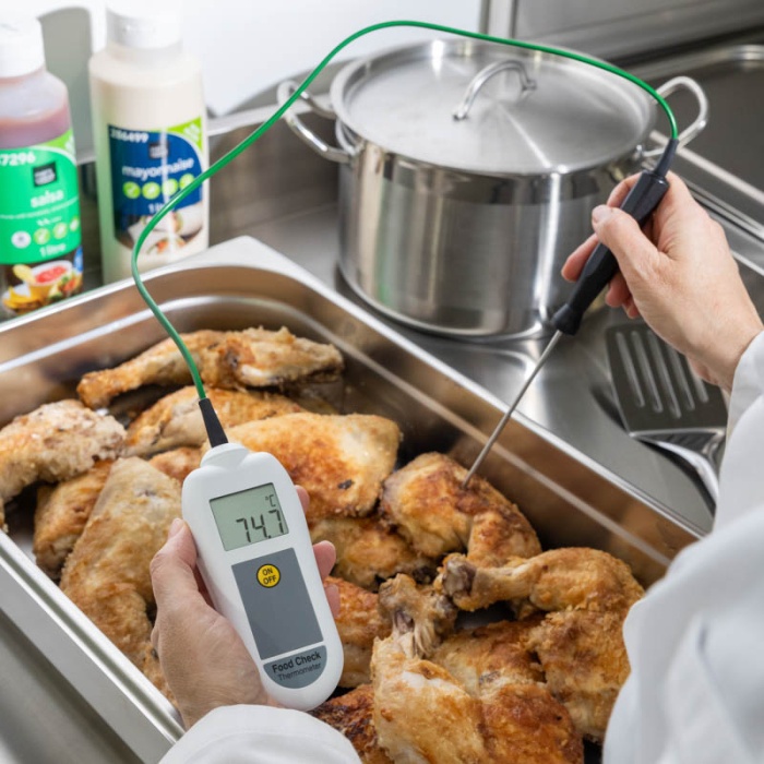 221-018 FoodCheck White Thermometer