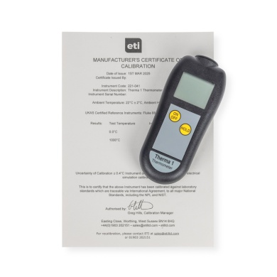 Therma 1 Industrial Food Thermometer | K-Type | ETI 221-041