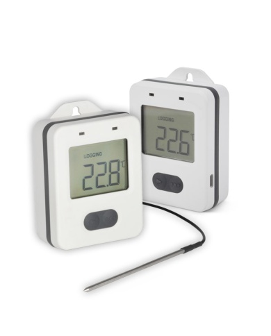 ThermaData® Thermistor Loggers | Probe or Room Sensor with internal sensor