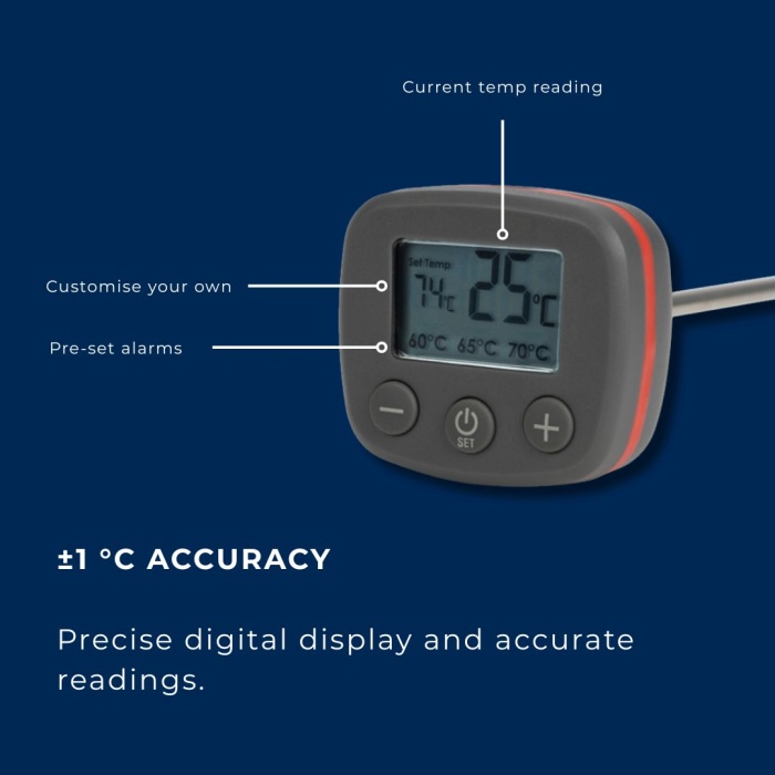 Digital Milk Thermometer for Baristas
