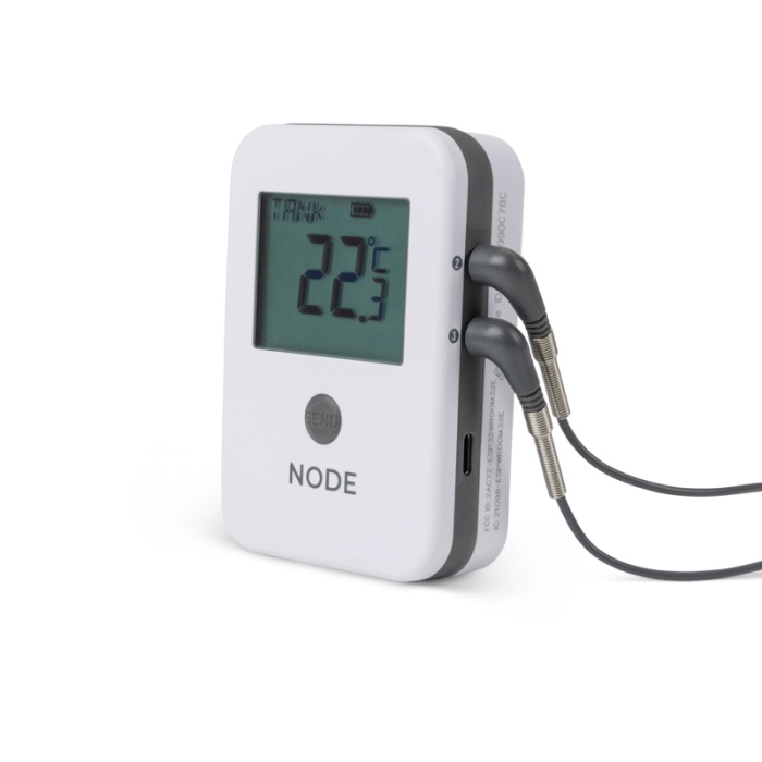 Node WiFi Thermometer with 2 Probe Ports