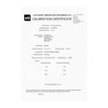 3 Point - Traceable Manometer Certificate