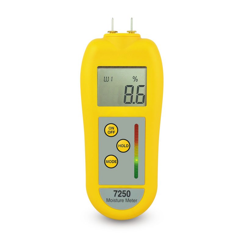 7250 Moisture Meter with Integrated Pins