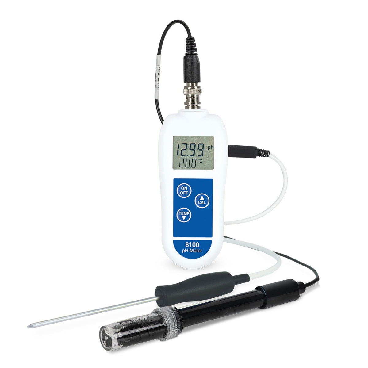 8100 pH & Temperature Meter Kit