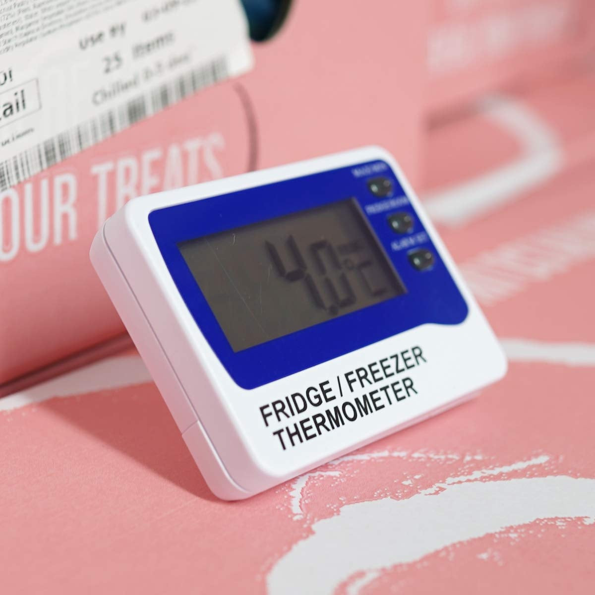 Digital Fridge Freezer Alarm Thermometer | UKAS Certified