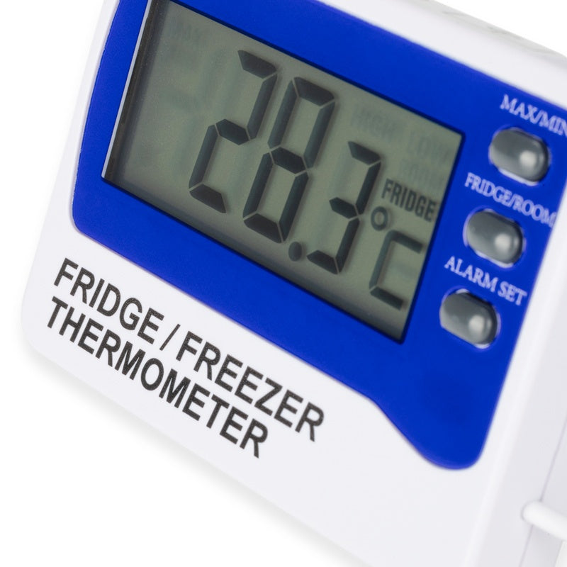 Digital Fridge Freezer Alarm Thermometer | UKAS Certified