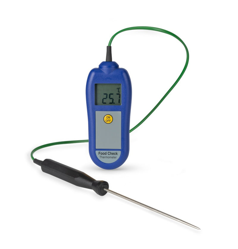 Food Check Hand Held Thermometer - Blue