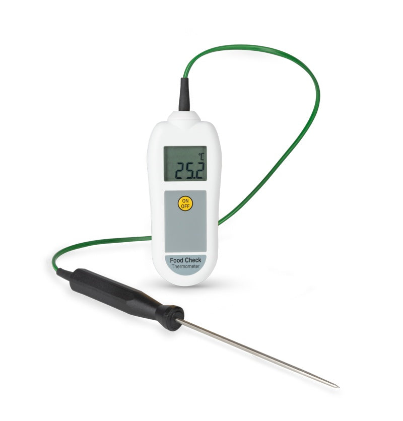 Food Check Hand Held Thermometer - White