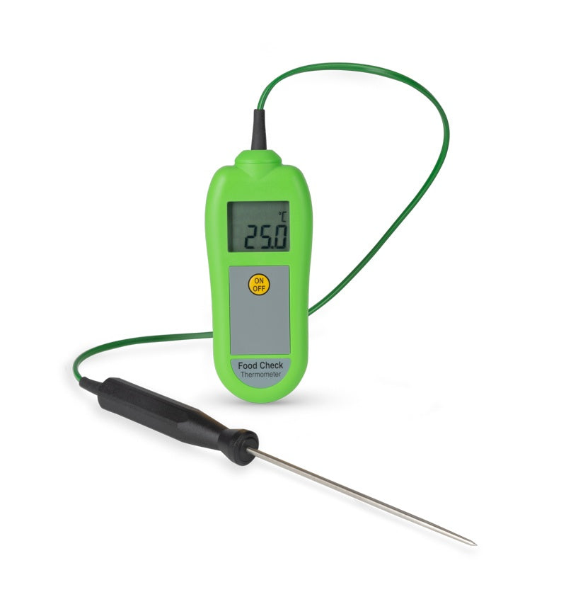 Food Check Hand Held Thermometer - Green