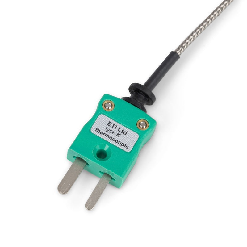General Purpose | High-Temperature Probe (Braided Lead) - Type K