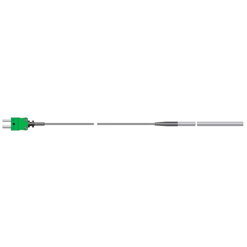 General Purpose | High-Temperature Probe (Braided Lead) - Type K
