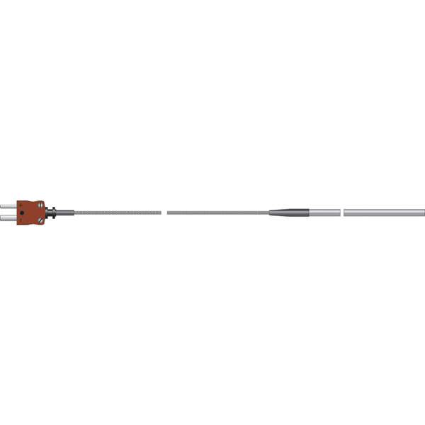 General Purpose | High-Temperature Probe (Braided Lead) - Type T