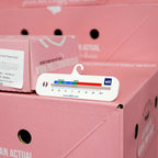 Horizontal Spirit-Filled Fridge Freezer Thermometer