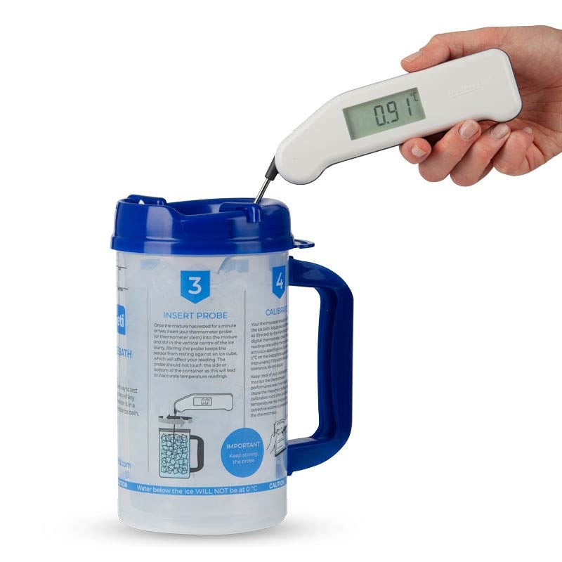 Ice Bath Mug for Thermometer Calibration