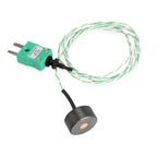 Magnet Surface Temperature Probe - Type K - Ø20 x 9mm, 1m lead