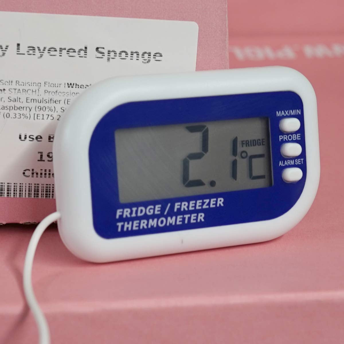 Digital Fridge Freezer Alarm Thermometer | 810-225
