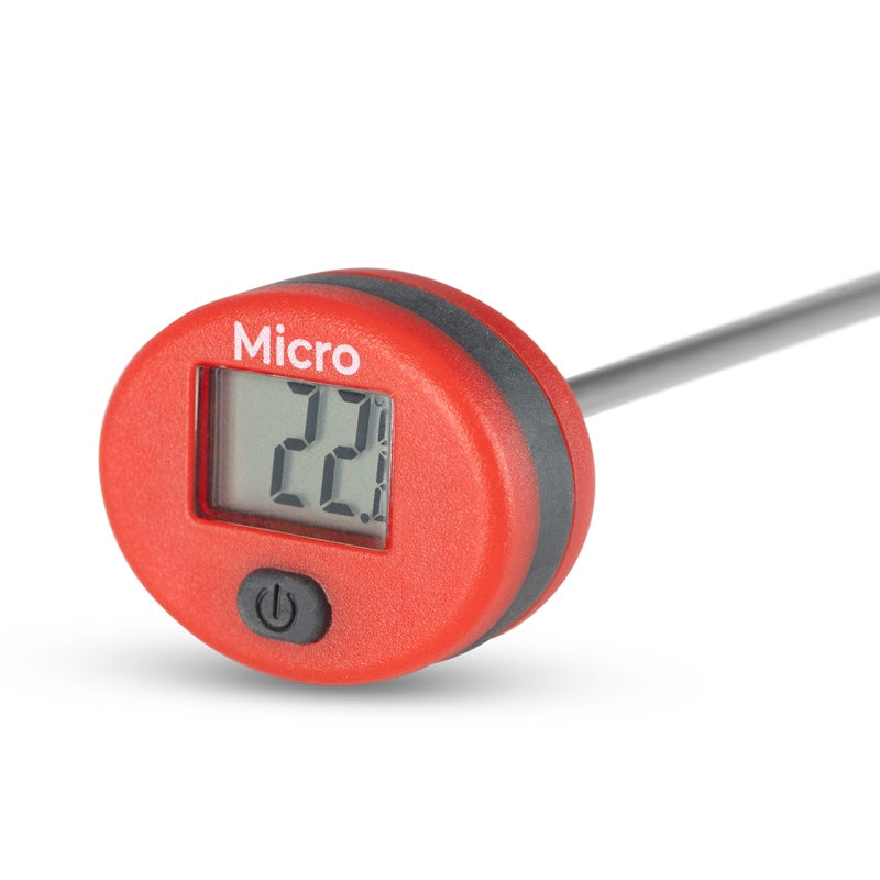 Micro Pocket Thermometer - Red