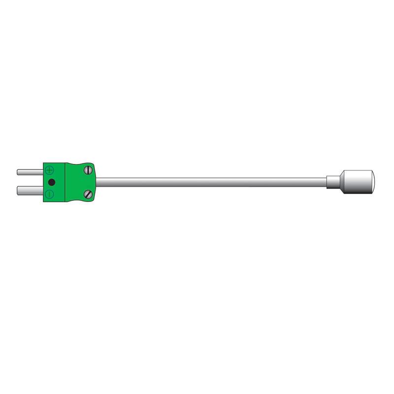 Plug-Mounted Ribbon Surface Temperature Probe - straight