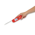 Sizzle | Waterproof Food Thermometer with Magnet - Red