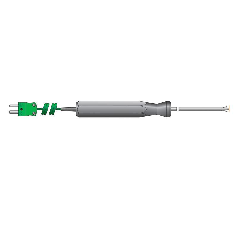 Spring-Loaded Surface Temperature Probe - Type K